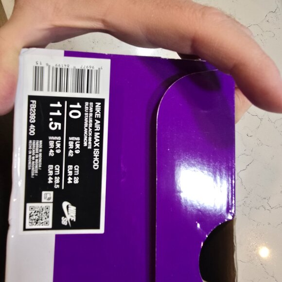 Nike Air Max ISHOD Men's Size 10 Blue White Skate Athletic Shoes FB2393 400 NEW - Picture 10 of 16